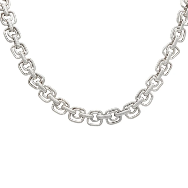 Cadena cuadrado doble - Plata 925 -Sin piedra-CD3237 sinpiedra