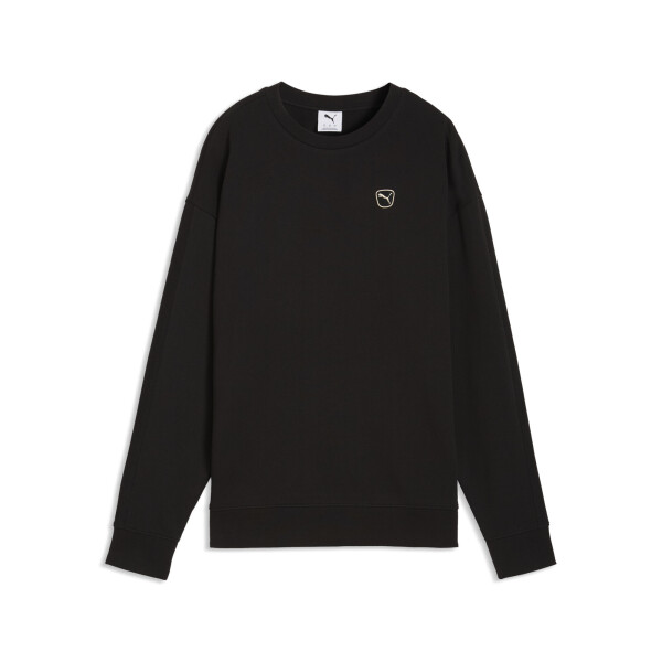 Remera Puma ESS ELEVATED Comf.Crew TR Mujer 691856 01 Negro