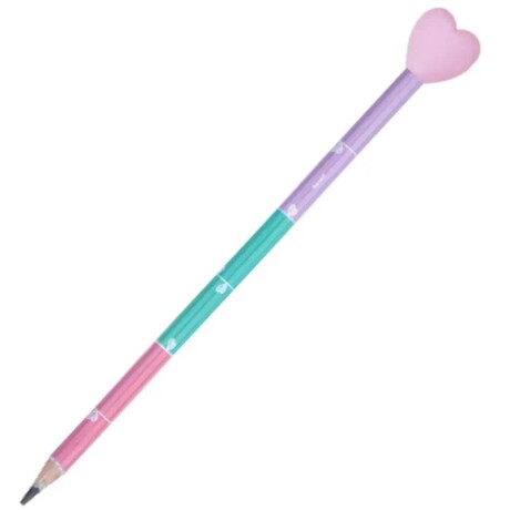 Lapiz BRW x4 + 2 Gomas Corazon Lapiz BRW x4 + 2 Gomas Corazon