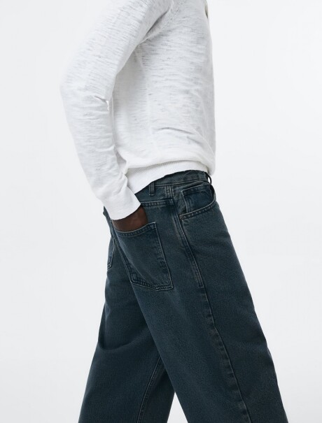PANTALONES VAQUEROS CÓMODOS AZUL