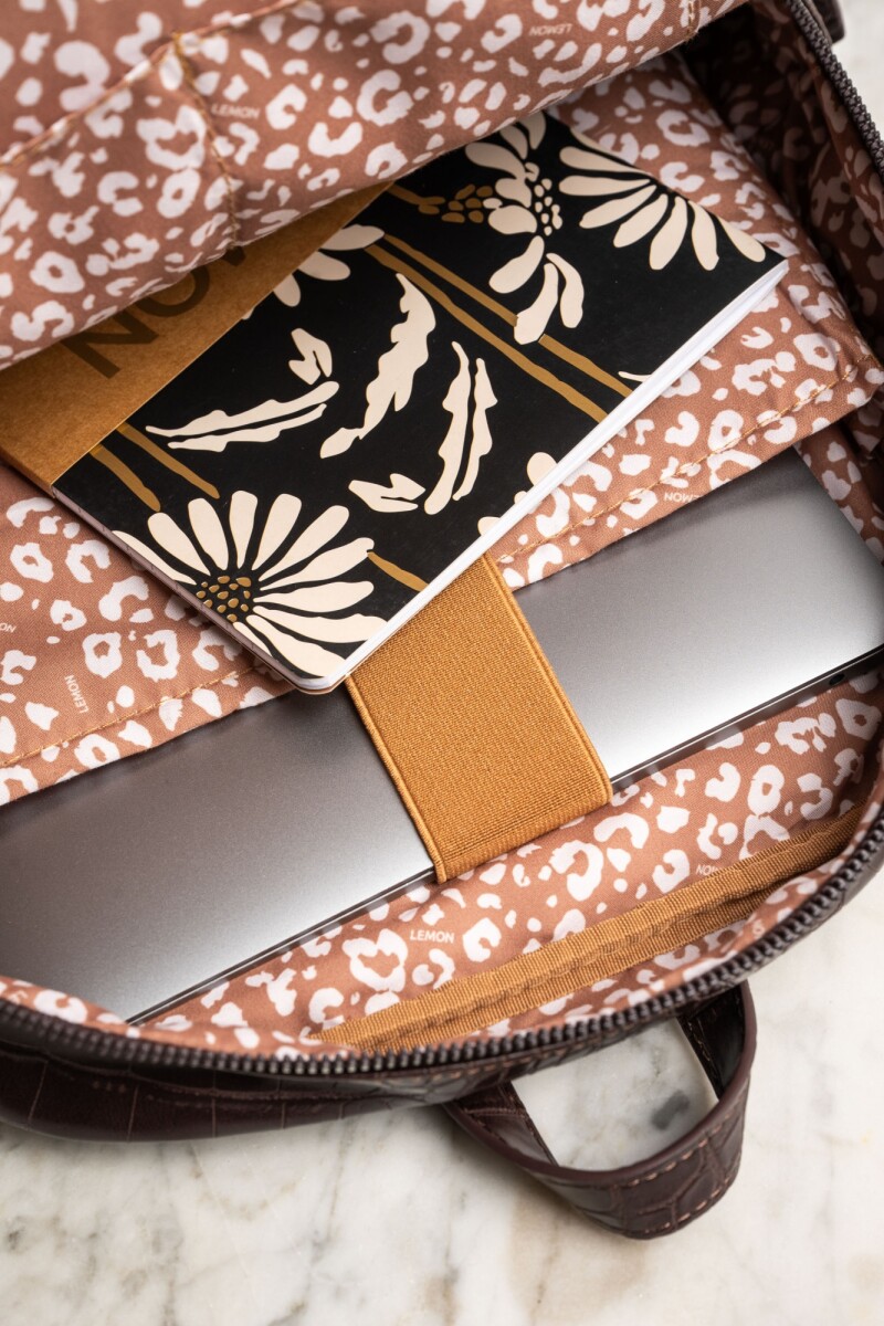 Mochila Maxi Notebook Marrón