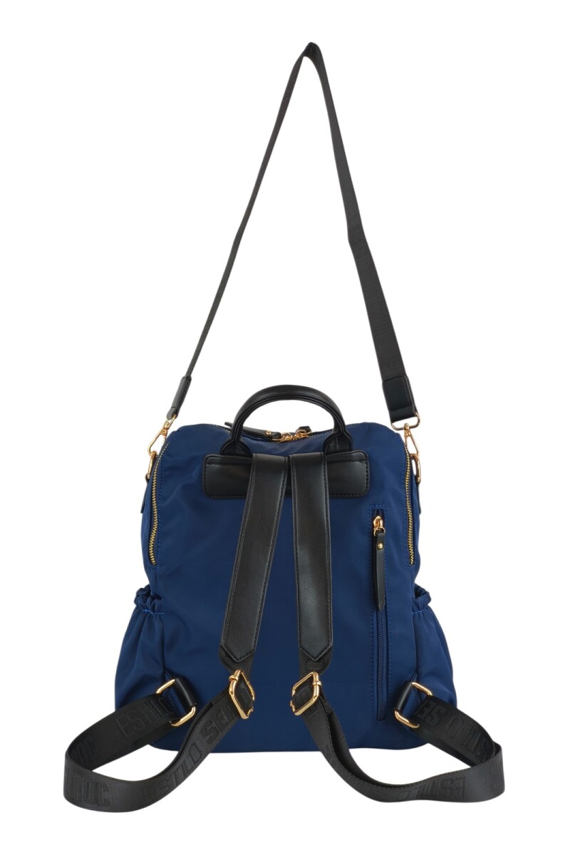 Mochila cartera azul