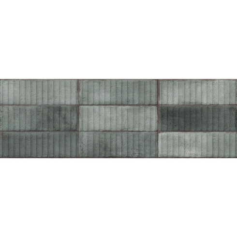 REVESTIMIENTO VERDE DESTONIFICADO BRILLO RELIEVE 30X90Cm PARED GAMAS DE VERDE