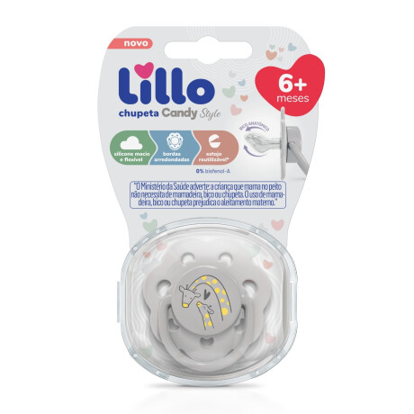 Chupete Lillo Anatómico Silicona Jirafa +6 Meses Talle 2 Chupete Lillo Anatómico Silicona Jirafa +6 Meses Talle 2