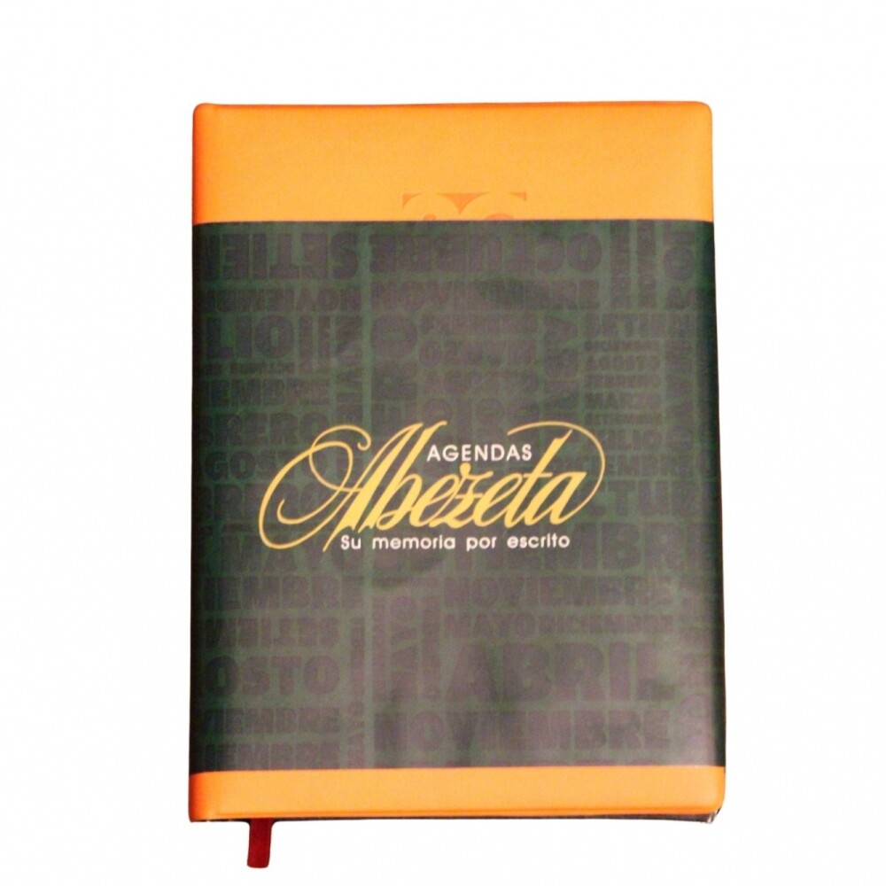 AGENDA ABEZETA 313 DIA X DIA TAPA NARANJA