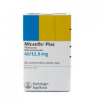 MICARDIS PLUS 40/12,5 MG. CJ X 28 COMP. única