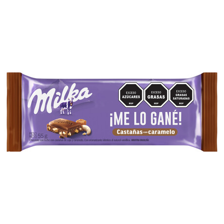 Tableta de Chocolate Milka con Castañas 55G 001