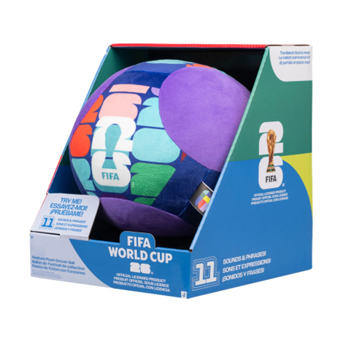 Pelota peluche Mundial 2026 c/Sonido 