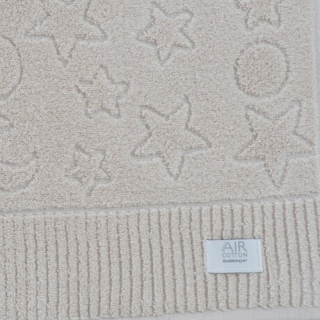 TOALLA KIDS BAÑO ALGODON NATURAL-BEIGE ZODIACO AIR BEIGE