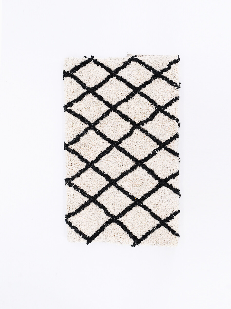 ALFOMBRA ALGODON - BLANCO 