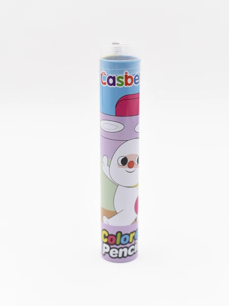 LAPICES COLORES X 12 ESTUCHE TUBO MULTICOLOR