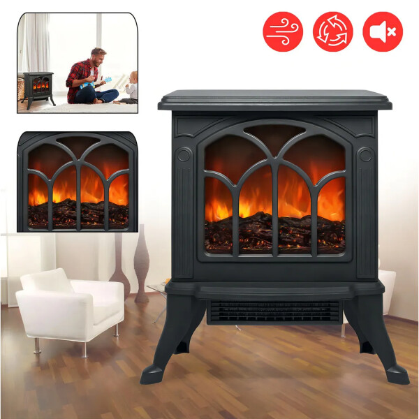 Estufa Eléctrica Simil Leña Kassel Ks-elen21 2000w ESTUFA SIMIL LEÑA KASSEL KS-ELEN21