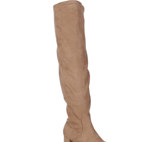 Bucanera MERY simil gamuza elastizada MissCarol - Beige - MissCarol -  146.W80060004 — Miss Carol