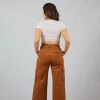 Pantalon Cargo Cropped Terracota