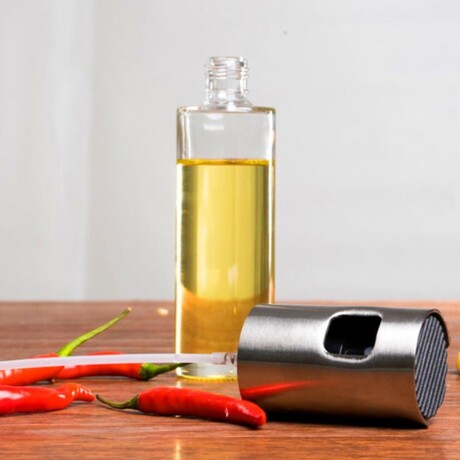 Rociador Pulverizador Aderezos Multiuso Aceite Vinagre Salsa Plateado