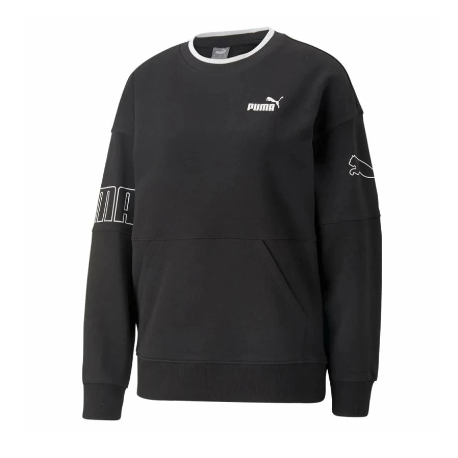 Buzo de Mujer Puma Power Negro - Blanco