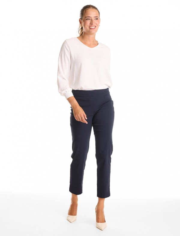 Pantalon Slim AZUL