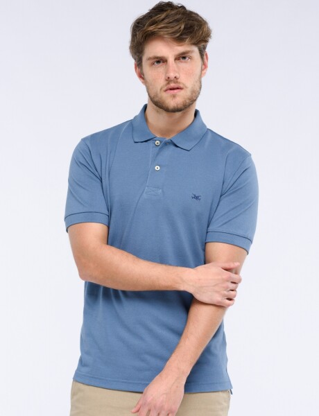 POLO PIQUE LISA Celeste