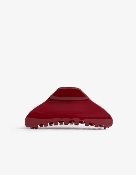 Broche Acrilico Broche Grande De Acrilico. - Rojo Medio