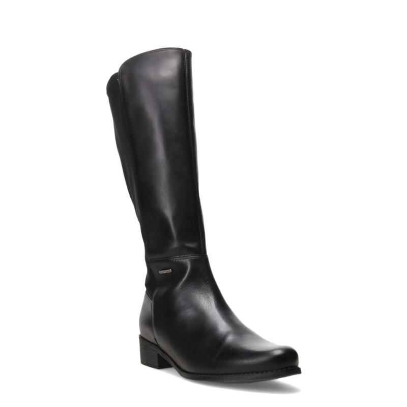 Botas de Mujer Bottero Caña Alta de Cuero Negro