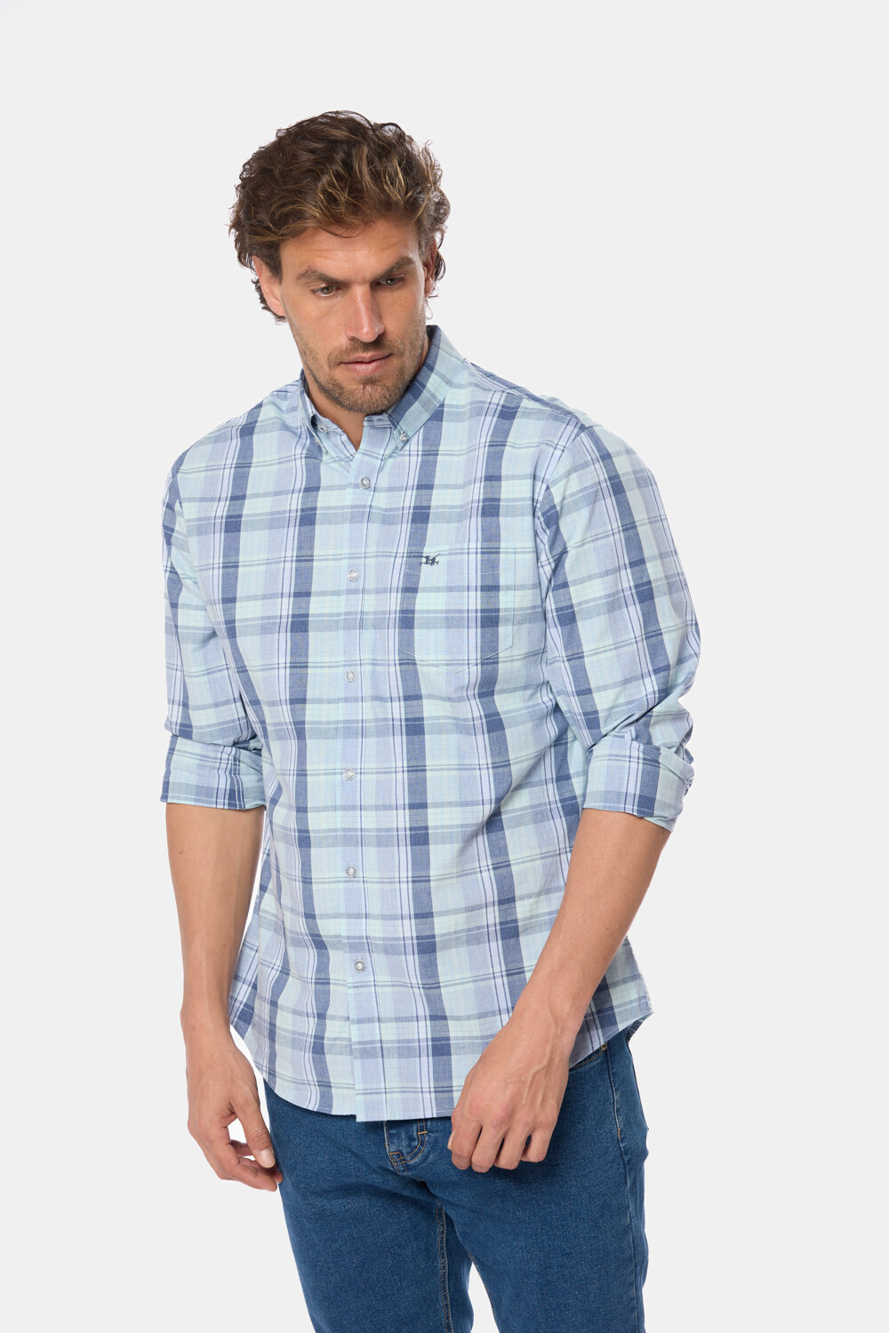 CAMISA A CUADROS Verde