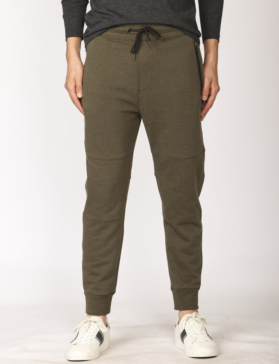 080910 PANTALON JOGGING Verde Medio