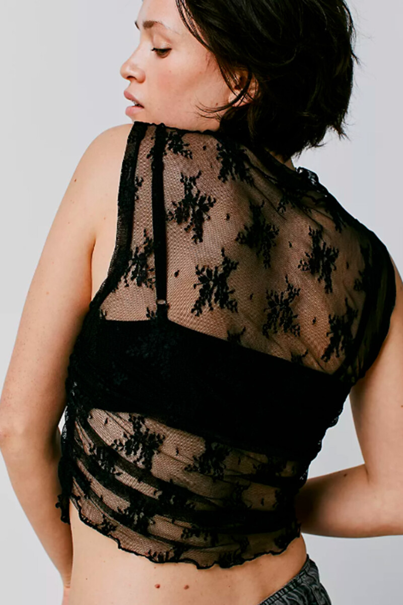 Musculosa Nice Try Negro