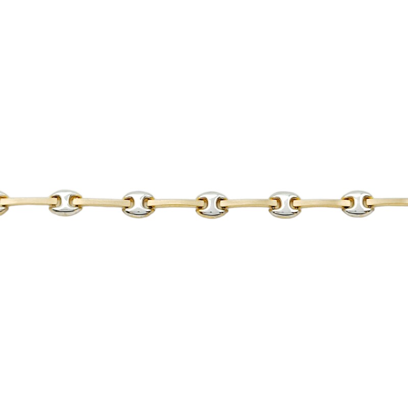 Pulsera Baguette Bicolor -Oro bajo-Sin Piedra-PU8050 sinpiedra