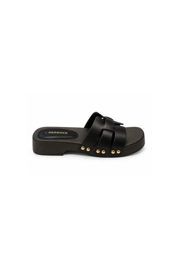 Sandalia Paddock Zueco Lua - Aru Negro