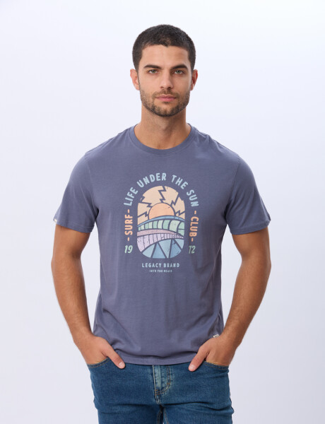 REMERA ESTAMPADA DE ALGODÓN Indigo