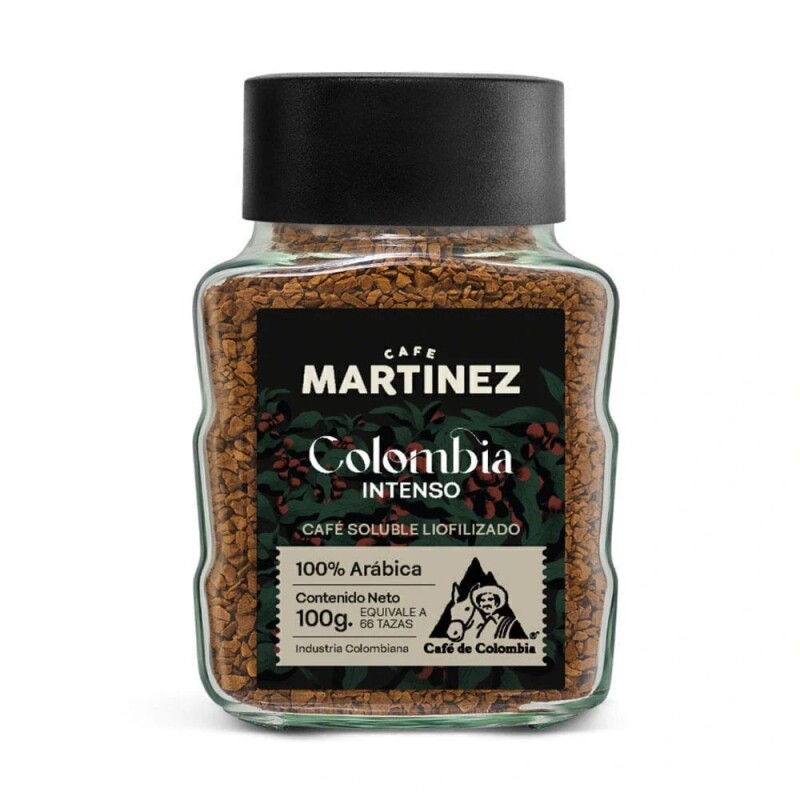 Café Martínez Soluble Liofilizado Colombia Intenso 100g Café Martínez Soluble Liofilizado Colombia Intenso 100g