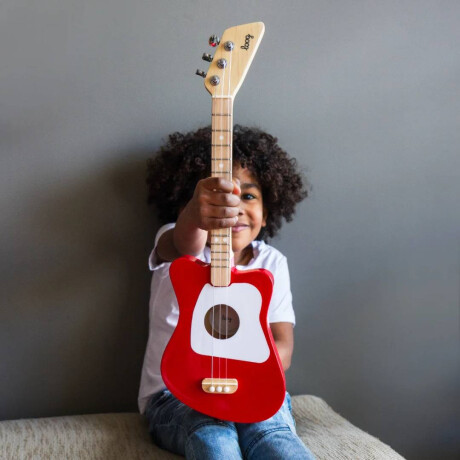 Guitarra Acústica Loog Mini Roja