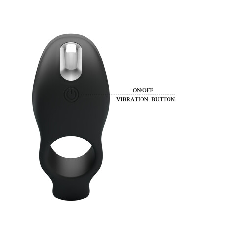Anillo Vibrador Recargable Usb Pretty Love Penis Sleeve Anillo Vibrador Recargable Usb Pretty Love Penis Sleeve