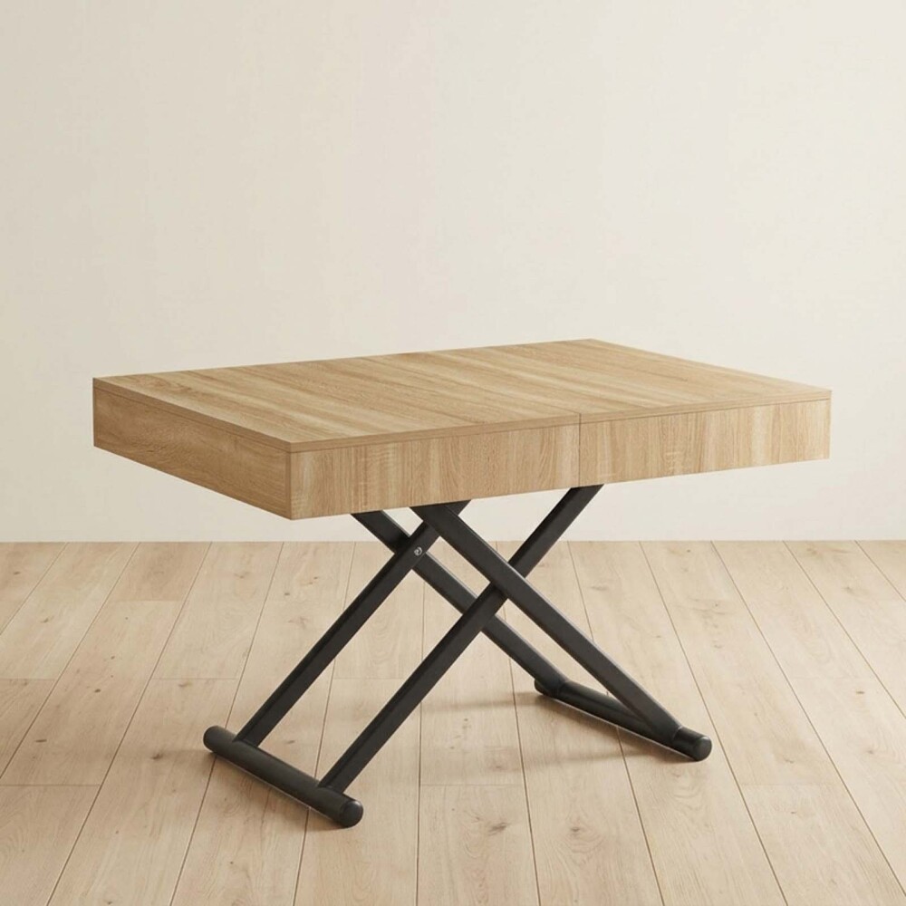 MESA DE COMEDOR MELAMINA NATURAL-BEIGE ELEMENT