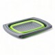 Escurridor Plegable Extensible Plastico 39*27*4,3 Cm Verde