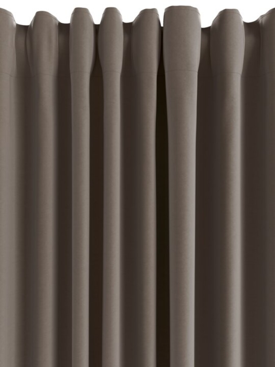 Cortina AUSTRA 1x140x300 terciopelo marrón 