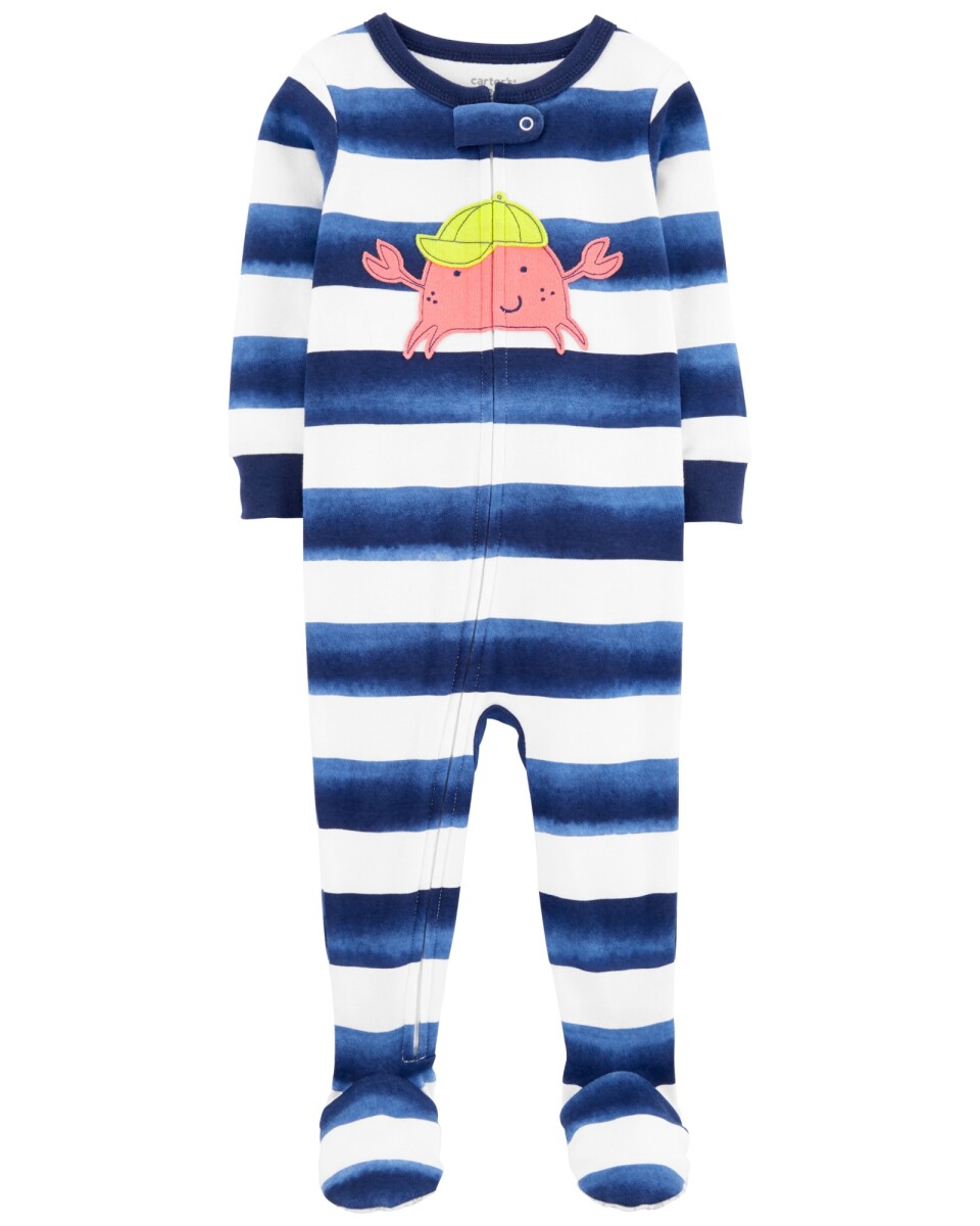 Pijama de algodón con pie 