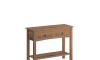 Mesa de arrime 2 cajones - Linea mexicana Oscura