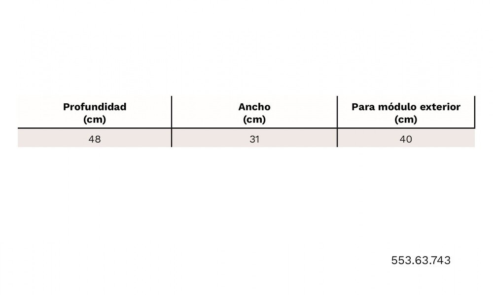 Organizador de cubiertos blanco 400-b