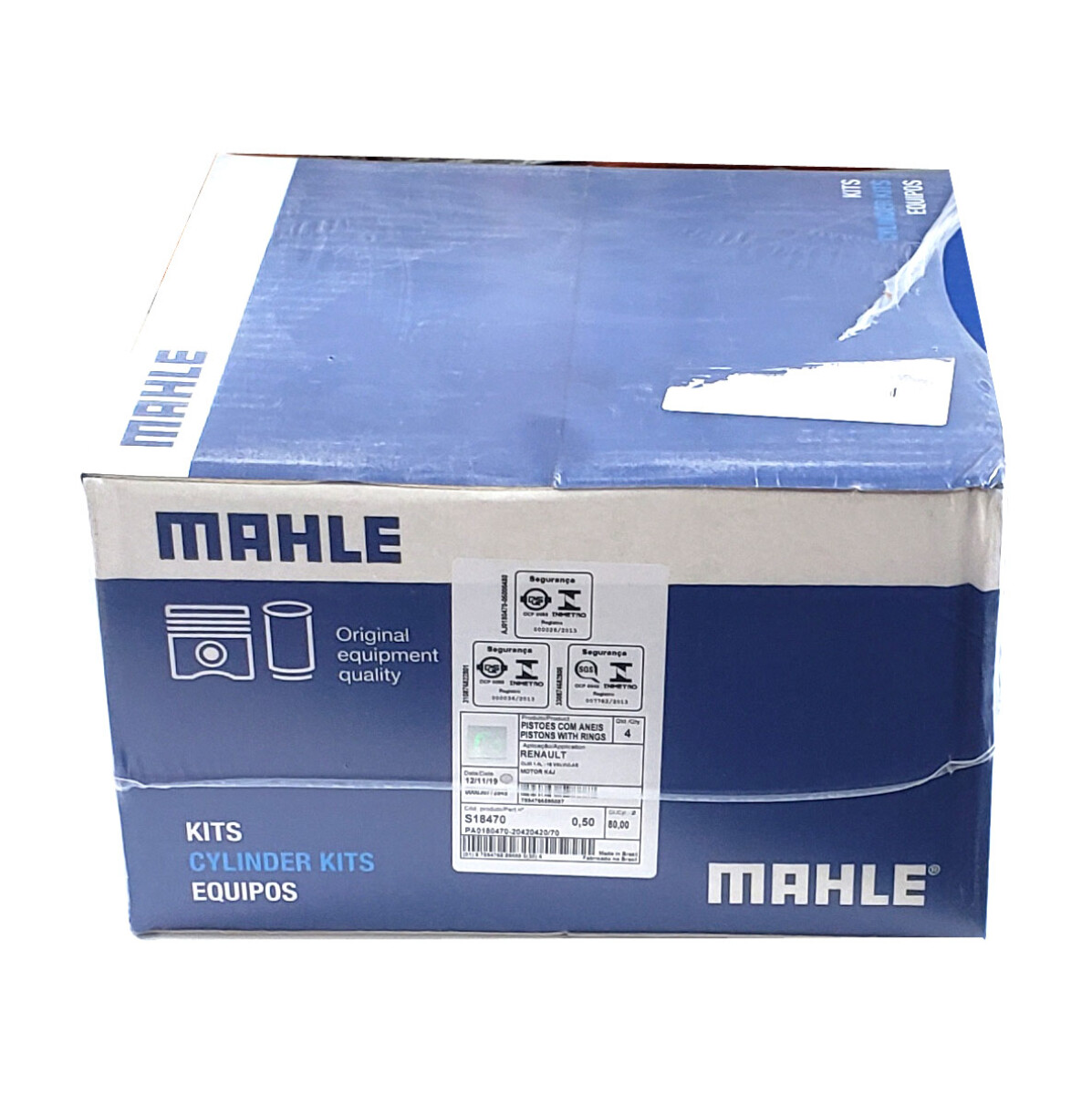 PISTON RENAULT C/AROS PERNO 050 79.5MM 1.4 16V K4J MAHLE 