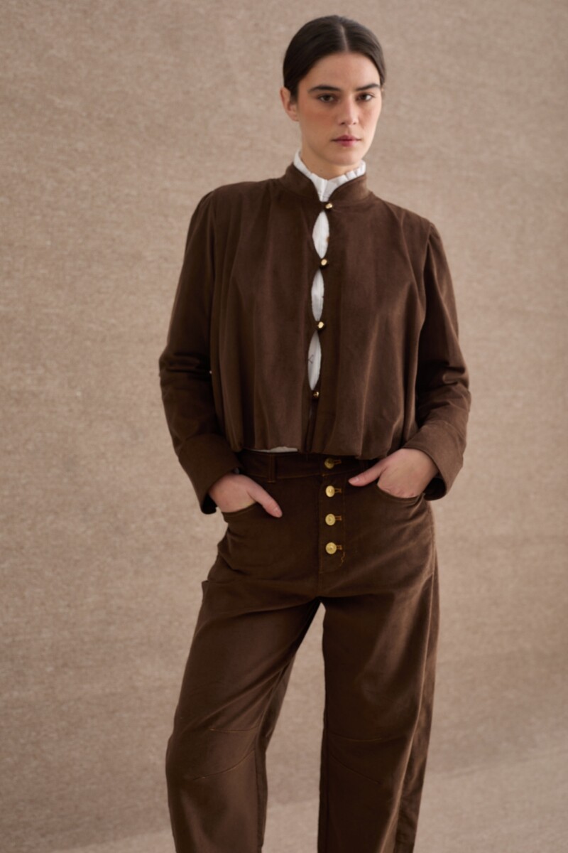 CHAQUETA BALLOON - Chocolate 