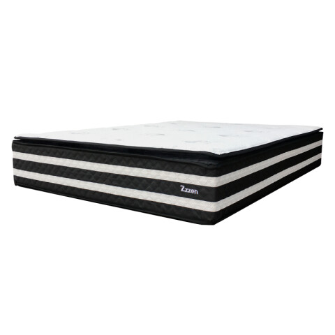 Dos Plazas Sommier Zzzen Colchon Espuma EPS Y Pillow Top 138 x 188 X 72 - 180 Kg Dos Plazas Sommier Zzzen Colchon Espuma EPS Y Pillow Top 138 x 188 X 72 - 180 Kg