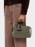 Bolso Tote De Textura Suave caqui