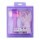 Kit limpieza facial 2pzs Vincha para Pelo y Cepillo Facial Violeta