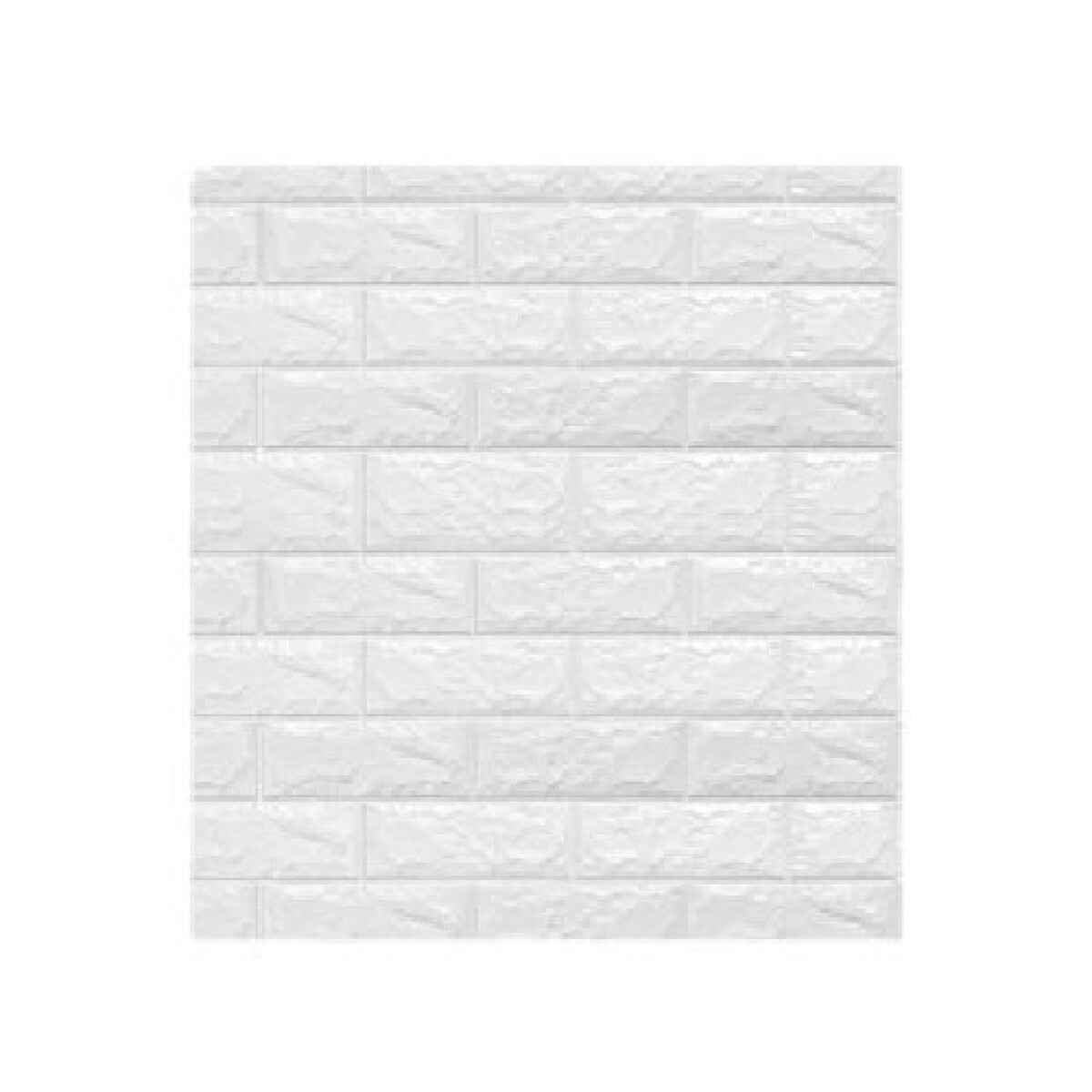 Revestimiento Adhesivo 3D Ladrillo 70x70cm - BLANCO 