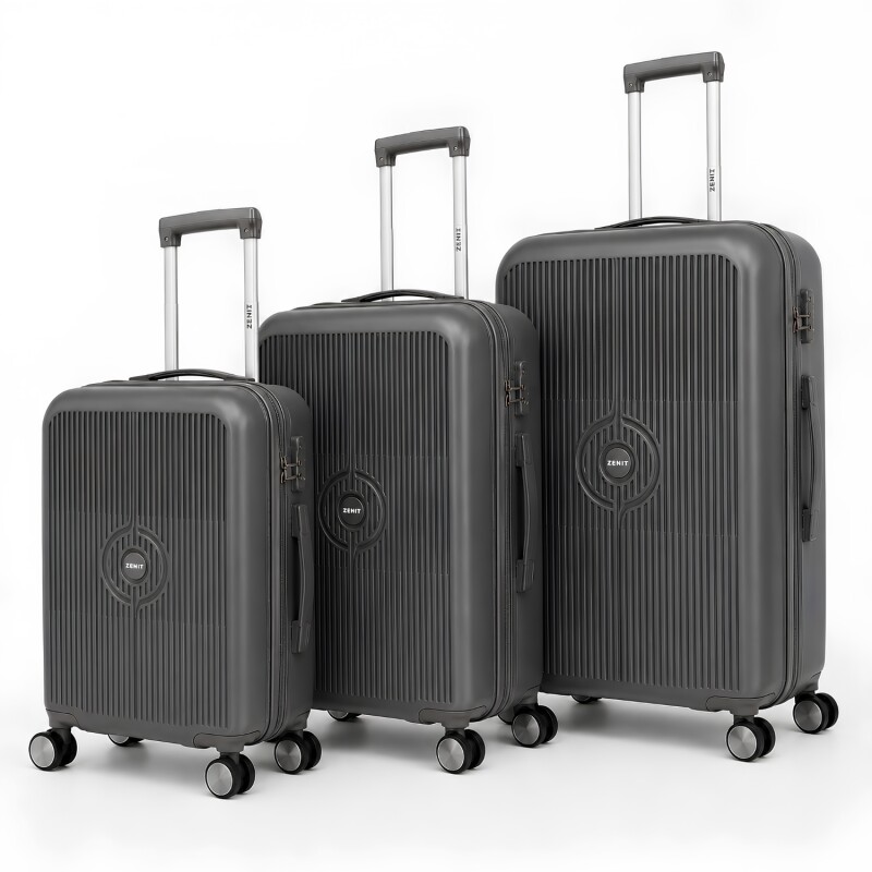 Set x3 Valijas Zenit Milan Gris Oscuro