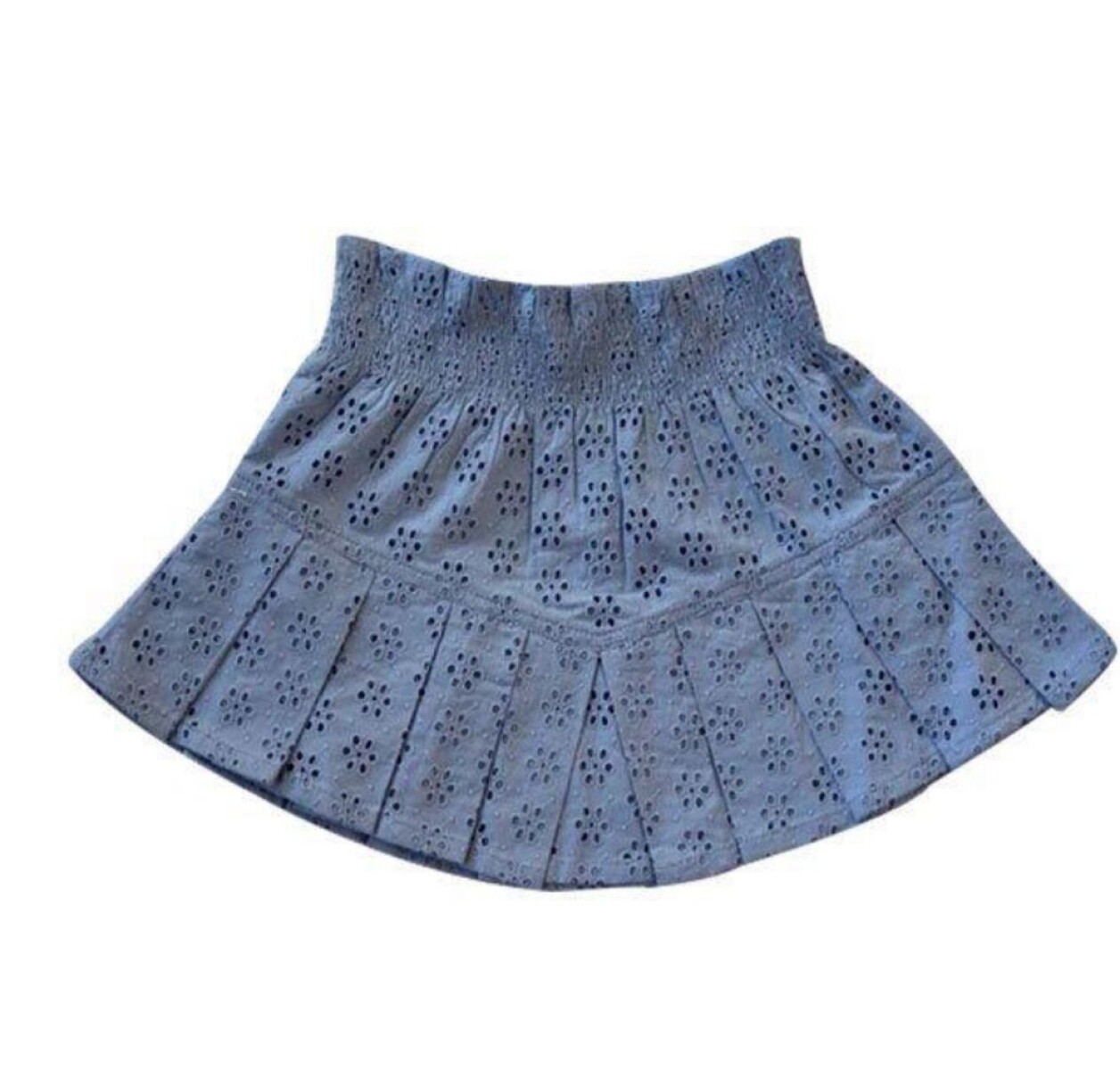 Pollera Broderie Azulino 