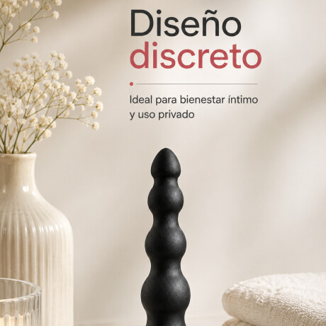 Dilatador Anal Inexpulsable XL Macizo Rojo
