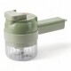 Mandolina Eléctrica Procesadora Verduras 3 En 1 Usb Picador Verde