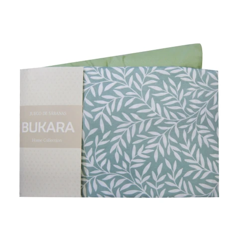 Juego Sábanas 2 plazas Bukara 100% Microfibra 247
